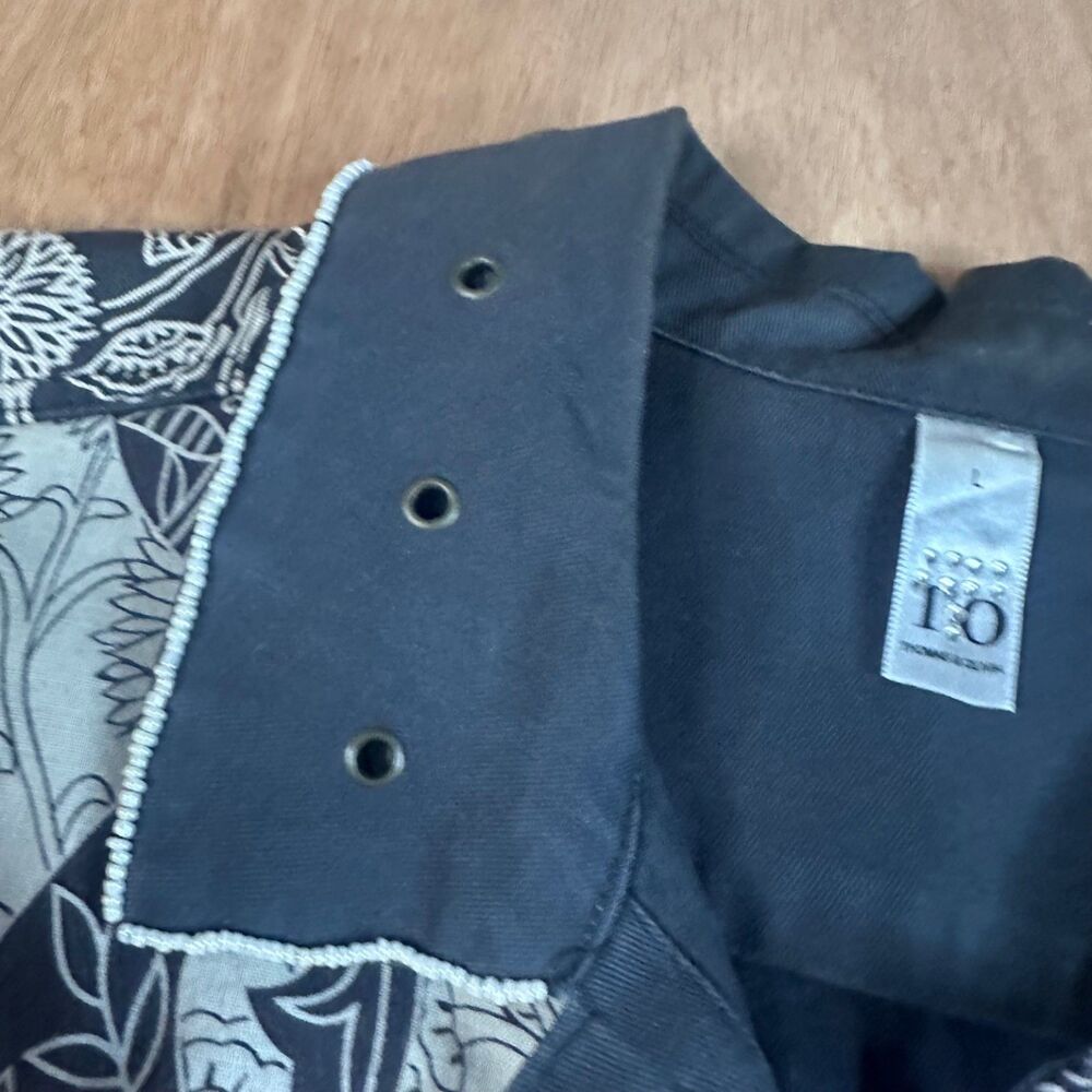 Thomas & Olivia Women’s Patchwork Jacket Large Bl… - image 3